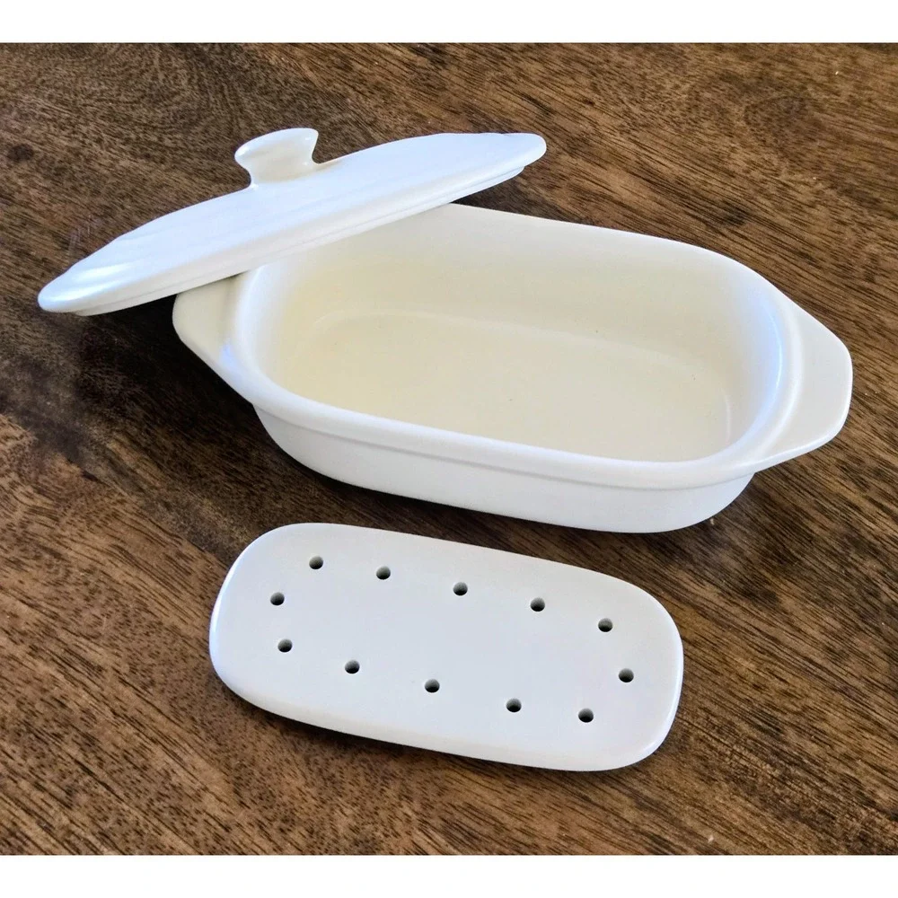 PETITE MAISON by Wildly Delicious Ceramic Goat Cheese Baker Set - No Spreader